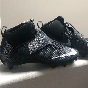 💥NEW💥 Nike black/grey football cleats